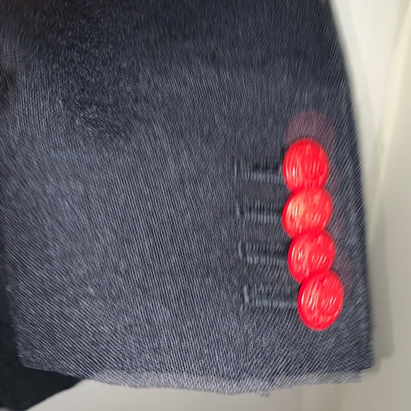 Boglioli K Jacket: Double Breasted Navy with red accent buttons - Picture 3 of 10